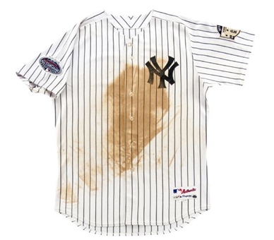 2008 Derek Jeter Game Worn New York Yankees Home Jersey - Last Opening Day at Old Yankee Stadium! Photomatched(MLB Authenticated/Steiner)